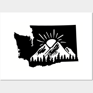 Washington State Sunrise Posters and Art